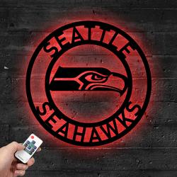 nfl seattle seahawks metal led sign wall art home decor 715 3