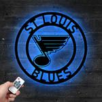 nhl st louis blues metal led sign wall art home decor 688 0