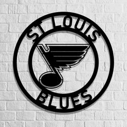 nhl st louis blues metal led sign wall art home decor 688 2