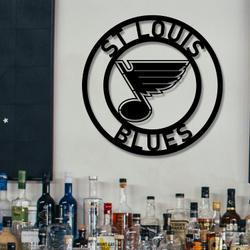 nhl st louis blues metal led sign wall art home decor 688 7