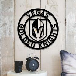 nhl vegas golden knights metal led sign wall art home decor 679 1