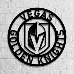 nhl vegas golden knights metal led sign wall art home decor 679 2