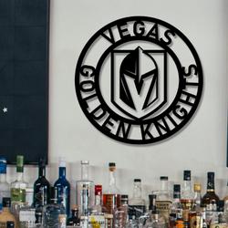 nhl vegas golden knights metal led sign wall art home decor 679 7