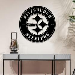 pittsburgh steelers metal led sign wall art home decor 1825 2