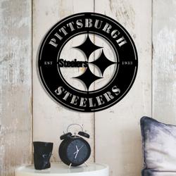 pittsburgh steelers metal led sign wall art home decor 1825 4