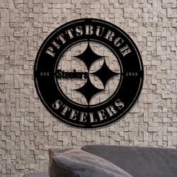 pittsburgh steelers metal led sign wall art home decor 1825 6