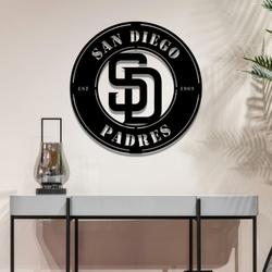 san diego padres metal led sign wall art home decor 1925 2