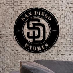 san diego padres metal led sign wall art home decor 1925 6