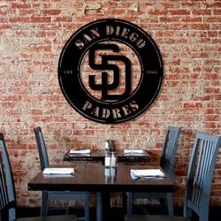 san diego padres metal led sign wall art home decor 1925 7