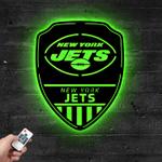 shield new york jets metal sign with led light nfl football lover home decor 187 0