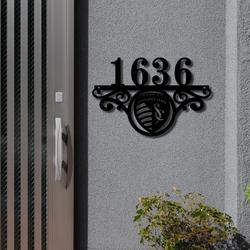 sporting kansas city fc metal monogram address mls fan house number sign 911 1