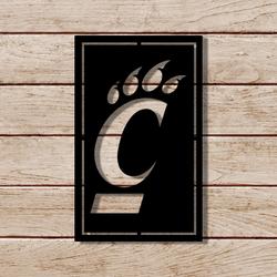university of cincinnati bearcats ncaa metal led sign man cave home bar wall art decor 2088 6