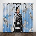 101 dalmatians curtains pattern blackout window drapes 0