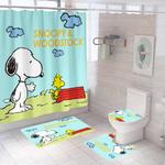 15519 snoopy shower curtain 0