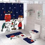 15524 snoopy shower curtain 0