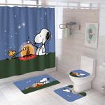 15538 snoopy shower curtain 0