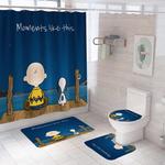 15544 snoopy shower curtain 0