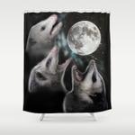 3 opossum moon shower curtain 0
