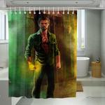 3d painting iron fist netflix shower curtains 0