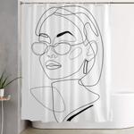 90s look shower curtain 0
