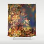a beautiful summer afternoon shower curtain 0