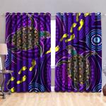 aboriginal purple turtles indigenous blackout curtains family gift blackout window curtains 100 polyester 417 1079 0