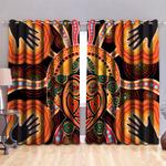 aboriginal turtle touch the sun indigenous painting art window curtains blackout window curtains 100 polyester 417 1079 0