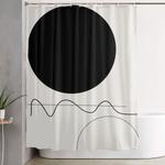 abstract 07 shower curtain 0