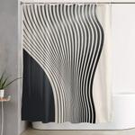 abstract 18 shower curtain 0