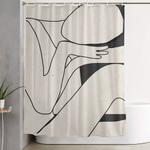 abstract art 15 shower curtain 0