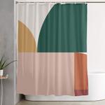 abstract geometric 11 shower curtain 0