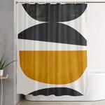 abstract minimal 23 shower curtain 0