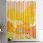 abstract spring sun shower curtain 0