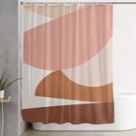 abstract stack ii shower curtain 0