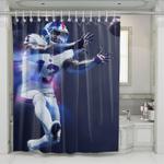 accept the ball football nfl shower curtains 0