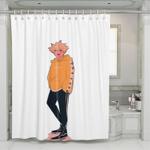 adidas cartoon anime character hypebeast shower curtains 0