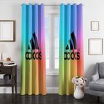 adidas colorful window curtains 0
