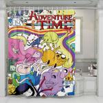 adventure time all character shower curtains 0