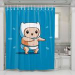 adventure time baby character shower curtains 0