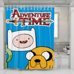 adventure time finn and jack shower curtains 0
