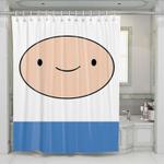 adventure time finn shower curtains 0