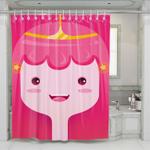 adventure time pink character shower curtains 0