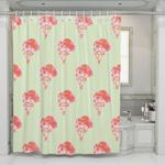 aesthetic sailor moon chibi shower curtains 0