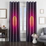 aesthetic vaporwave theme window curtain 0