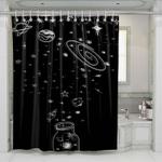 aethetic galaxy shower curtains 0