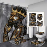 african american man and quotes bathroom sets shower curtain sets 0