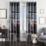 after rain the circuit car racing window curtain 0
