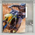 afternoon motocross so hot shower curtains 0