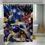 against together character dragon ball shower curtains 0