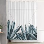 agave triangle shower curtain 0